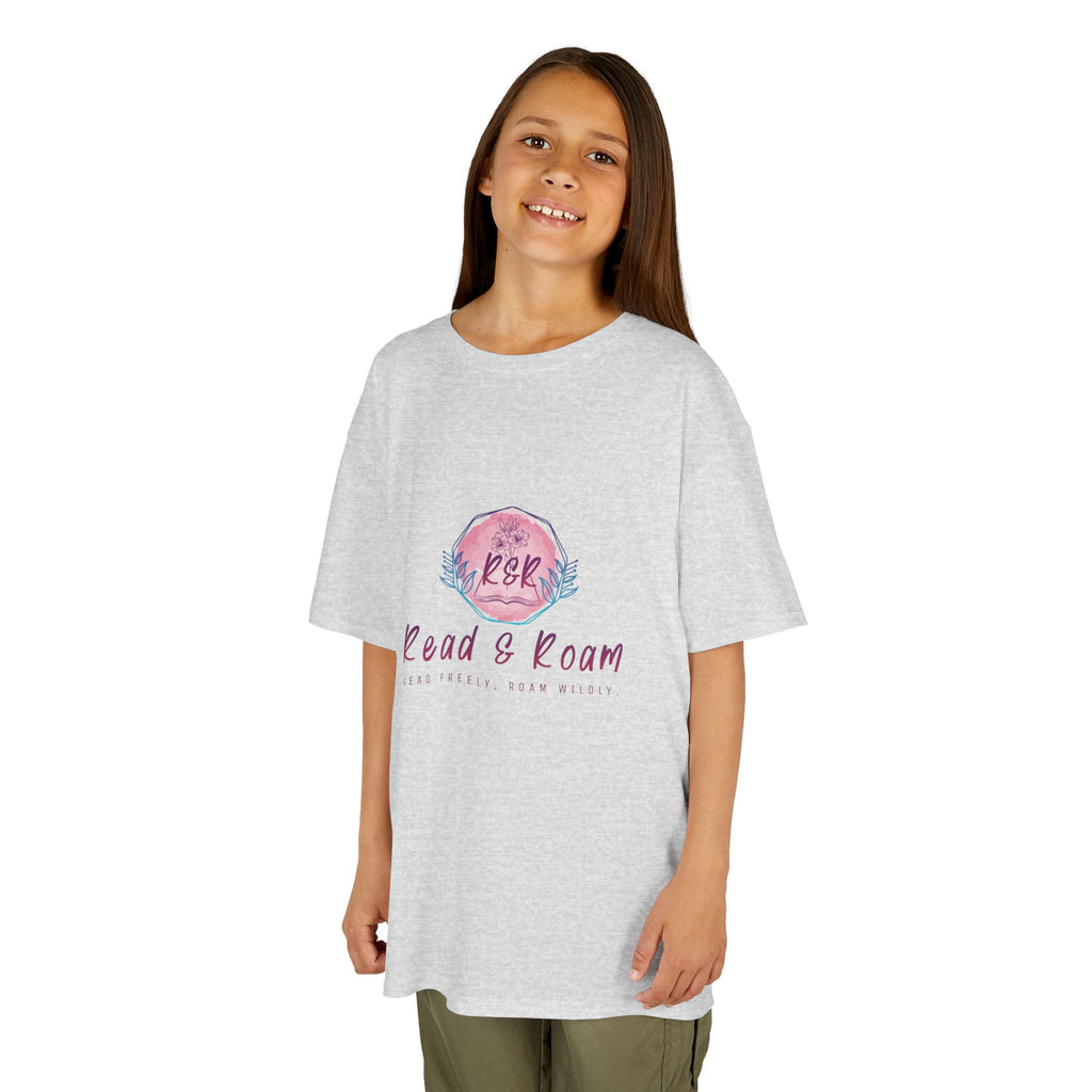 Youth Tee — "Read & Roam" Watercolor Graphic Tee