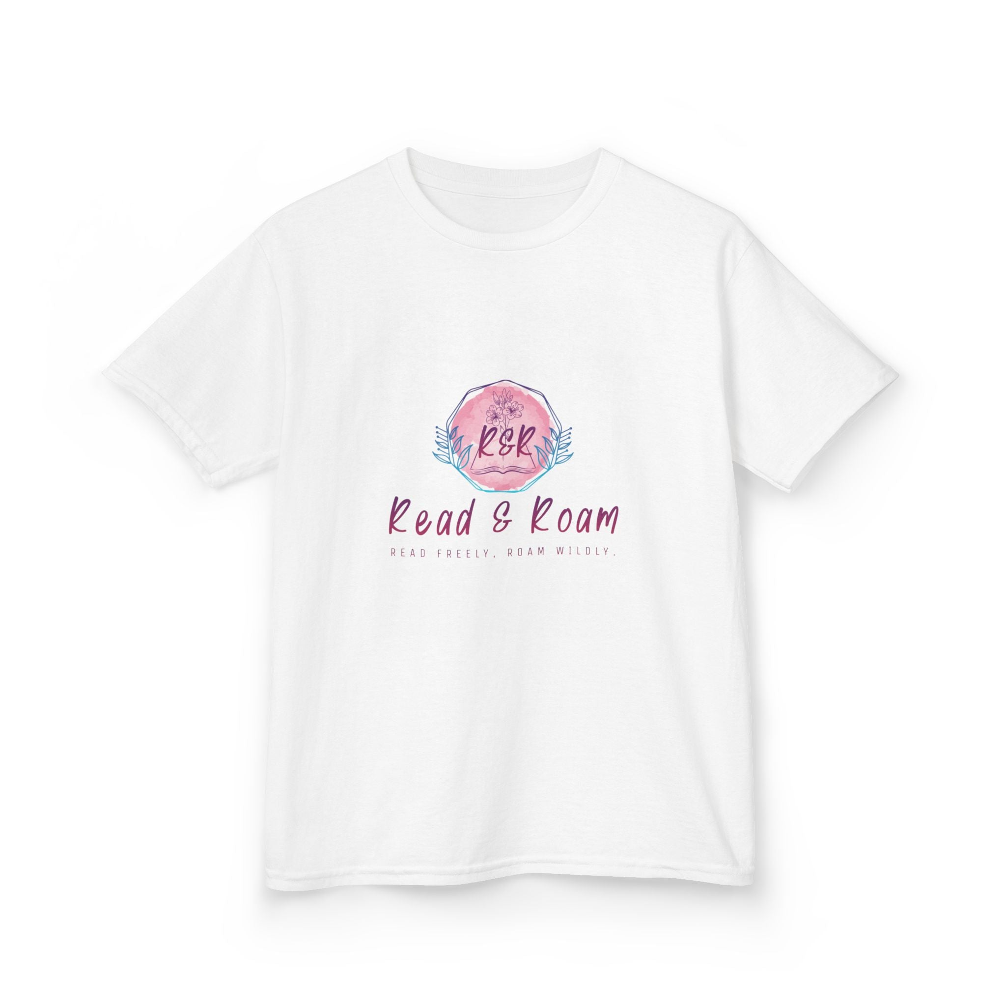 Youth Tee — "Read & Roam" Watercolor Graphic Tee