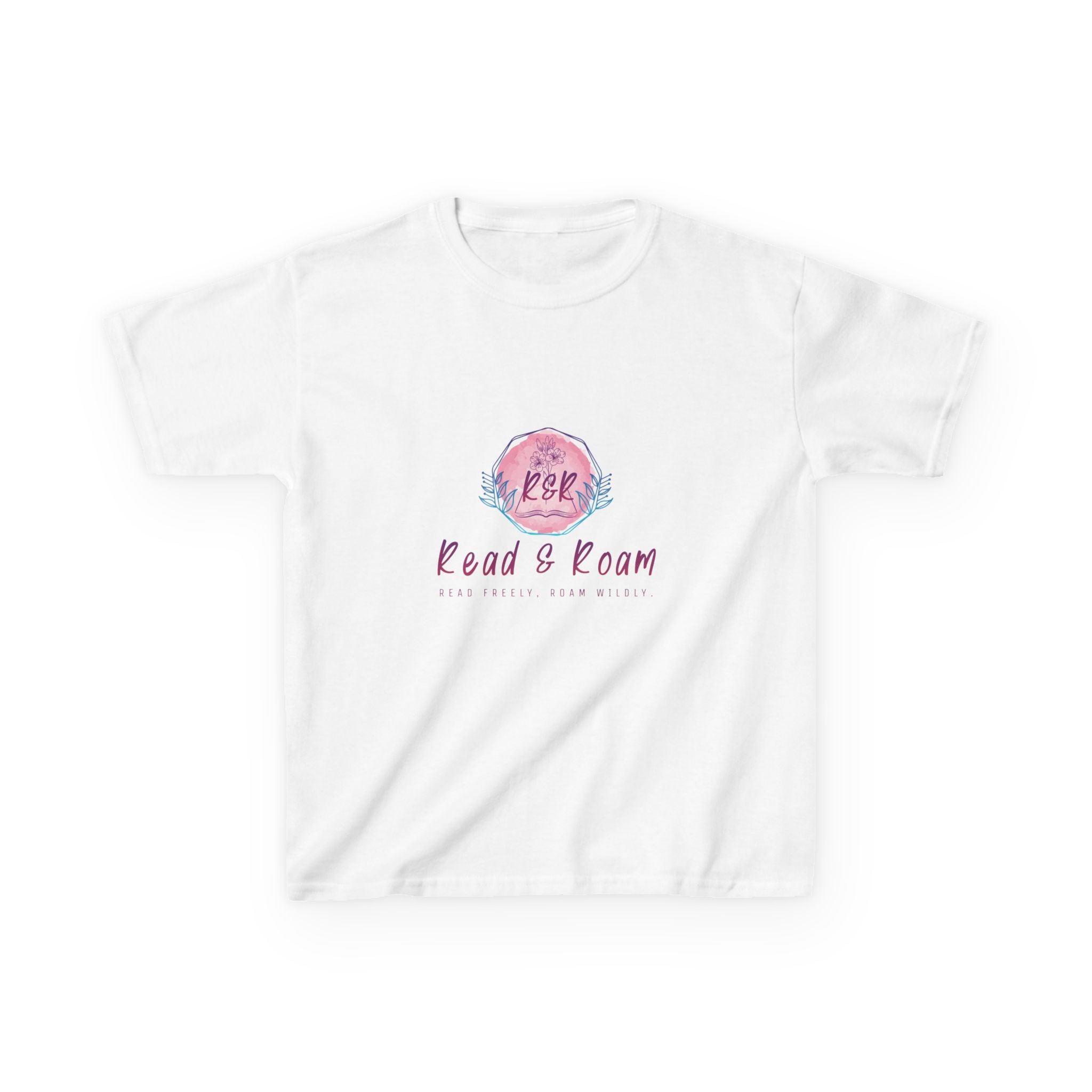 Youth Tee — "Read & Roam" Watercolor Graphic Tee