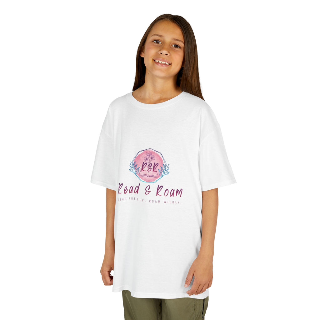 Youth Tee — "Read & Roam" Watercolor Graphic Tee