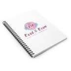 Read & Roam logo Spiral Notebook | Ruled Journal