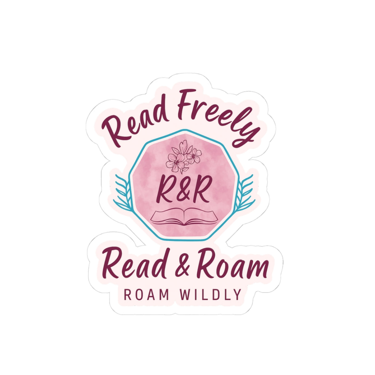 Read & Roam Sticker | Kiss-Cut Sticker