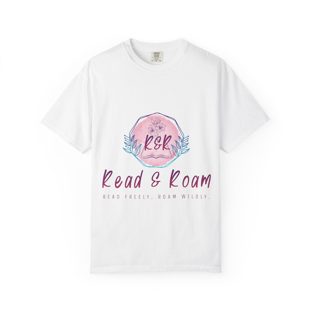 Adult Tee — "Read & Roam" Watercolor Graphic Tee