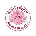 Read Freely Roam Wildly Round Sticker | Kiss-Cut Sticker