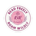 Read Freely Roam Wildly Round Sticker | Kiss-Cut Sticker
